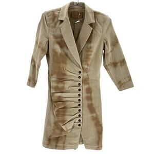 Retrofete 'Willa' Tan Cotton Dress Size M